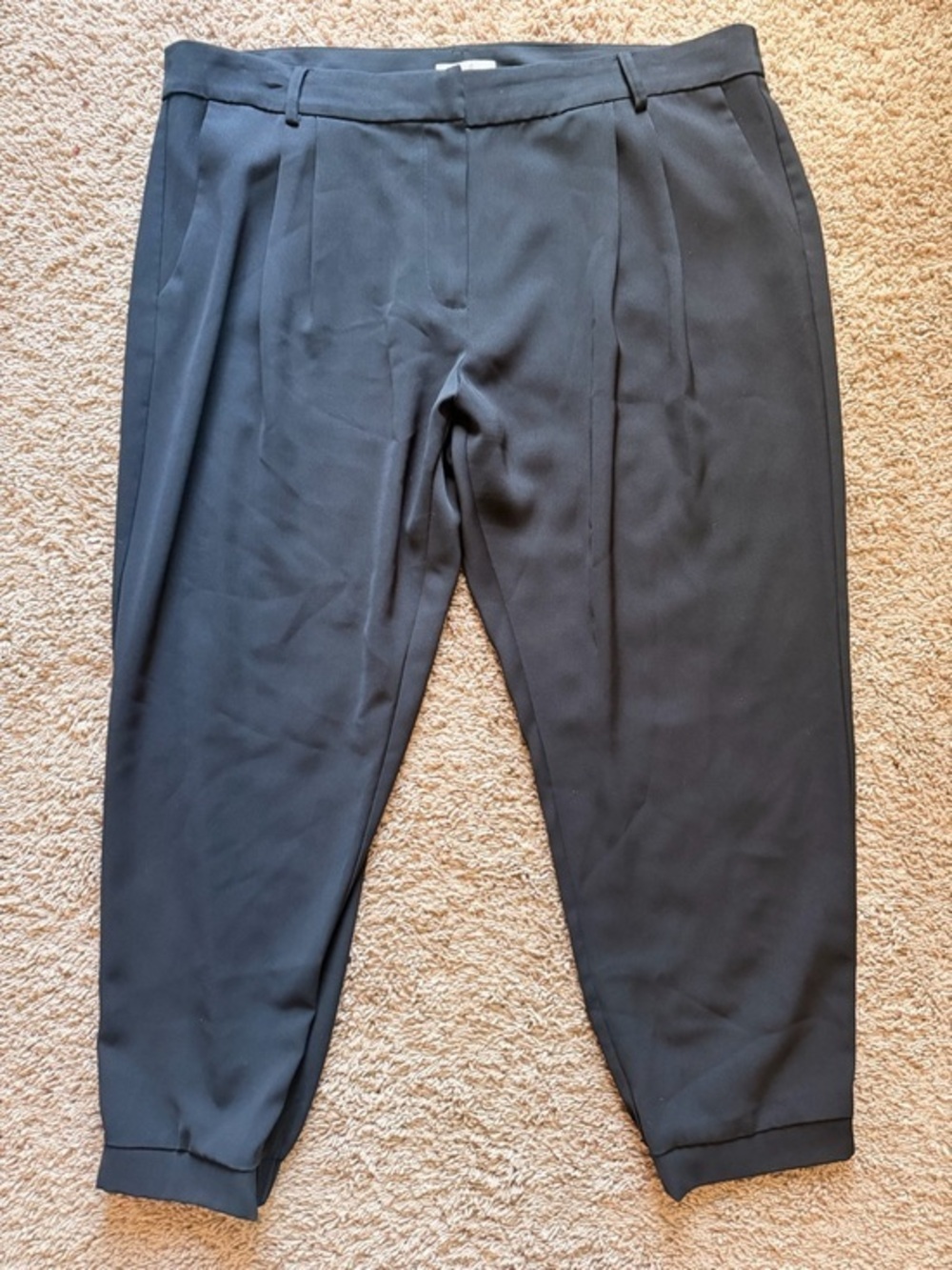 PARKER Women’s Black Pleated Dress Pants size 16